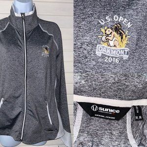 Sunice US Open 2016 Sz MEDIUM Esther SuperLiteFX Full Zip Jacket Golf EUC